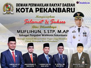 Pelantikan Pejabat Walikota Pekanbaru